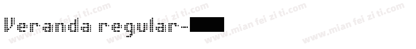 Veranda regular字体转换